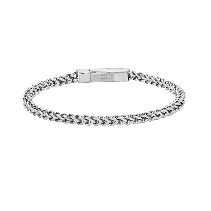 Mens LYNX Stainless Steel Foxtail Chain Bracelet Product Image