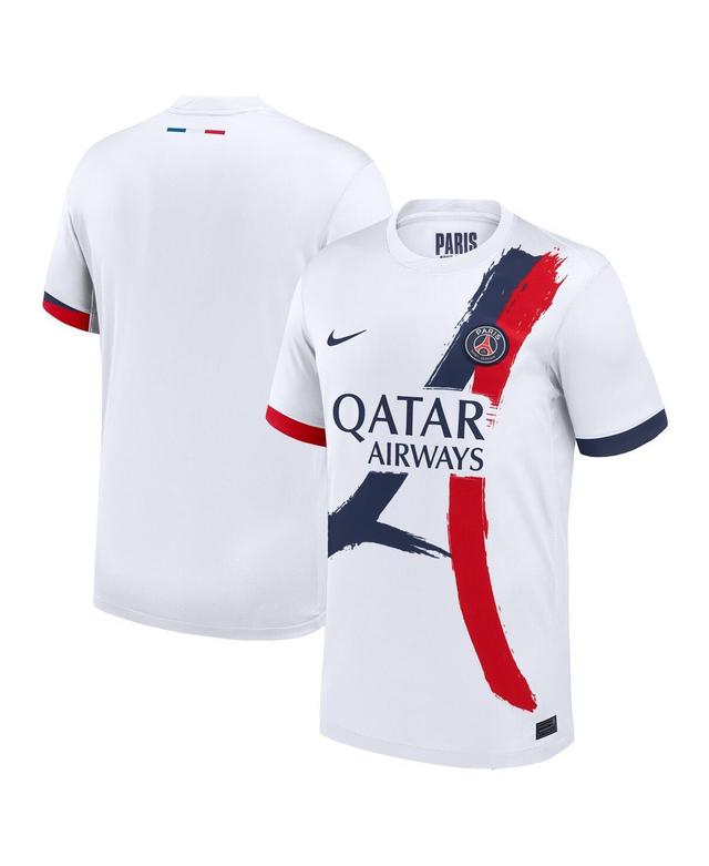 Nike Mens White Paris Saint-Germain 2024/25 Away Replica Jersey - White Product Image