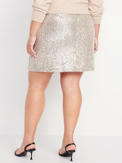 Sequin Mini Skirt Product Image