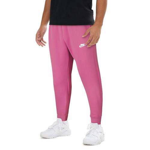 Nike Mens Nike Club Joggers - Mens White/Pinksicle/Pinksicle Product Image