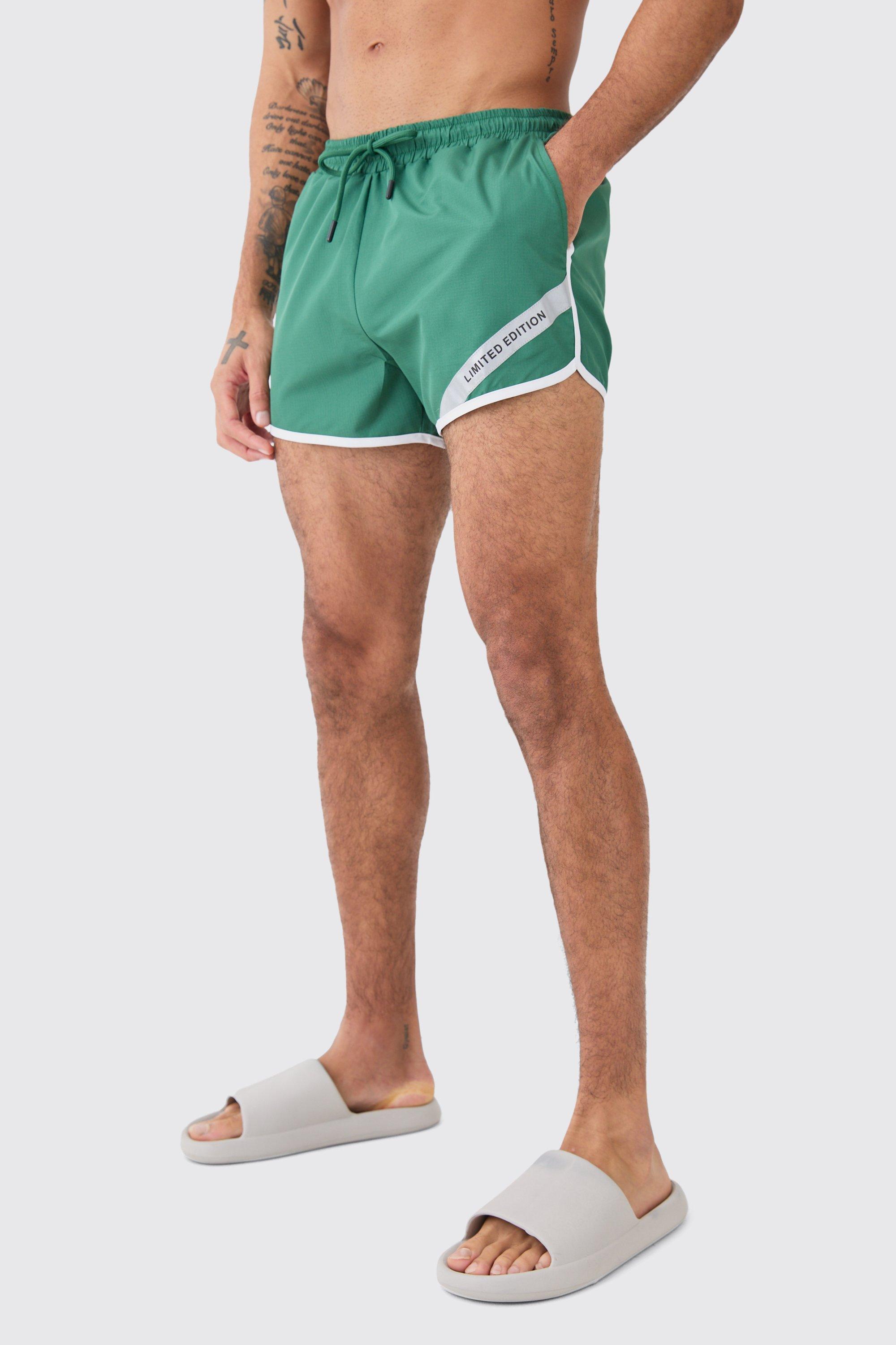 Mens Green Ripstop Runner Limited Edition Swim Short, Green Product Image