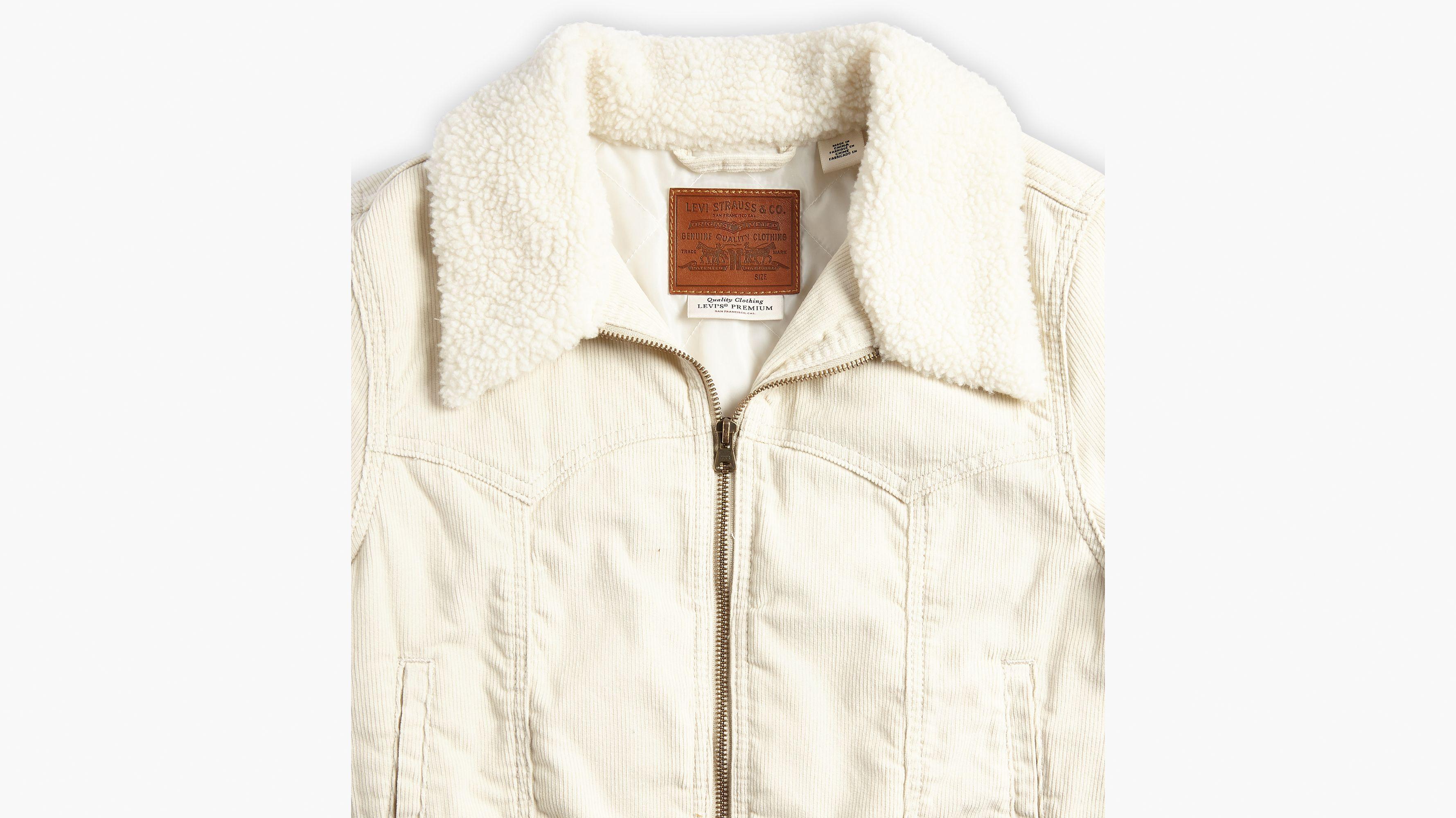 Levi's Sherpa Corduroy Trucker Jacket - Women's Product Image