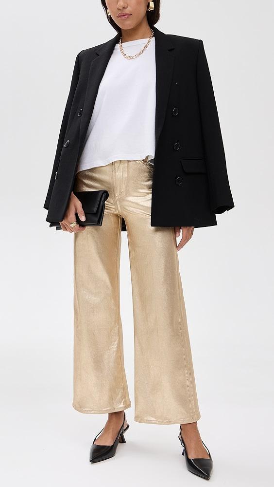 Joe's Jeans The Mia High Rise Wide Ankle Foil Jeans | Shopbop Product Image