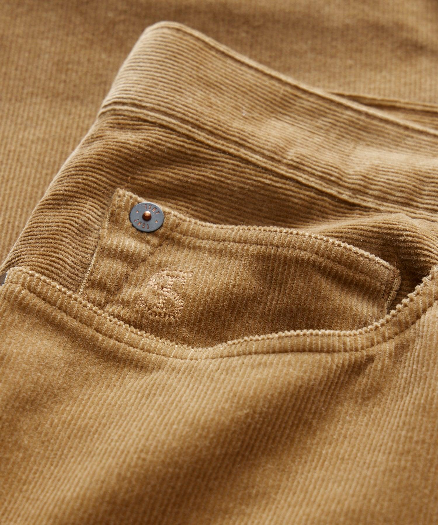 Slim Fit 5-Pocket Corduroy Pant in Vintage Brown Product Image