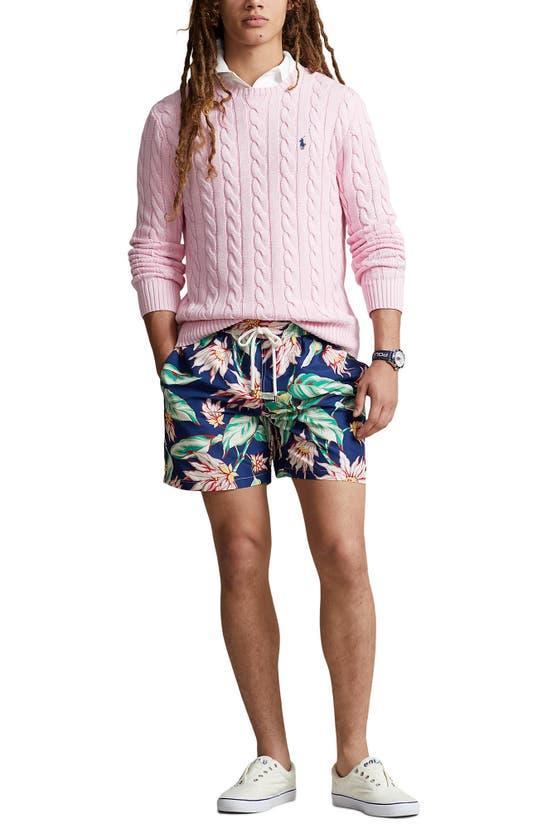 Floral Swim Trunks In Belleville Floral Product Image