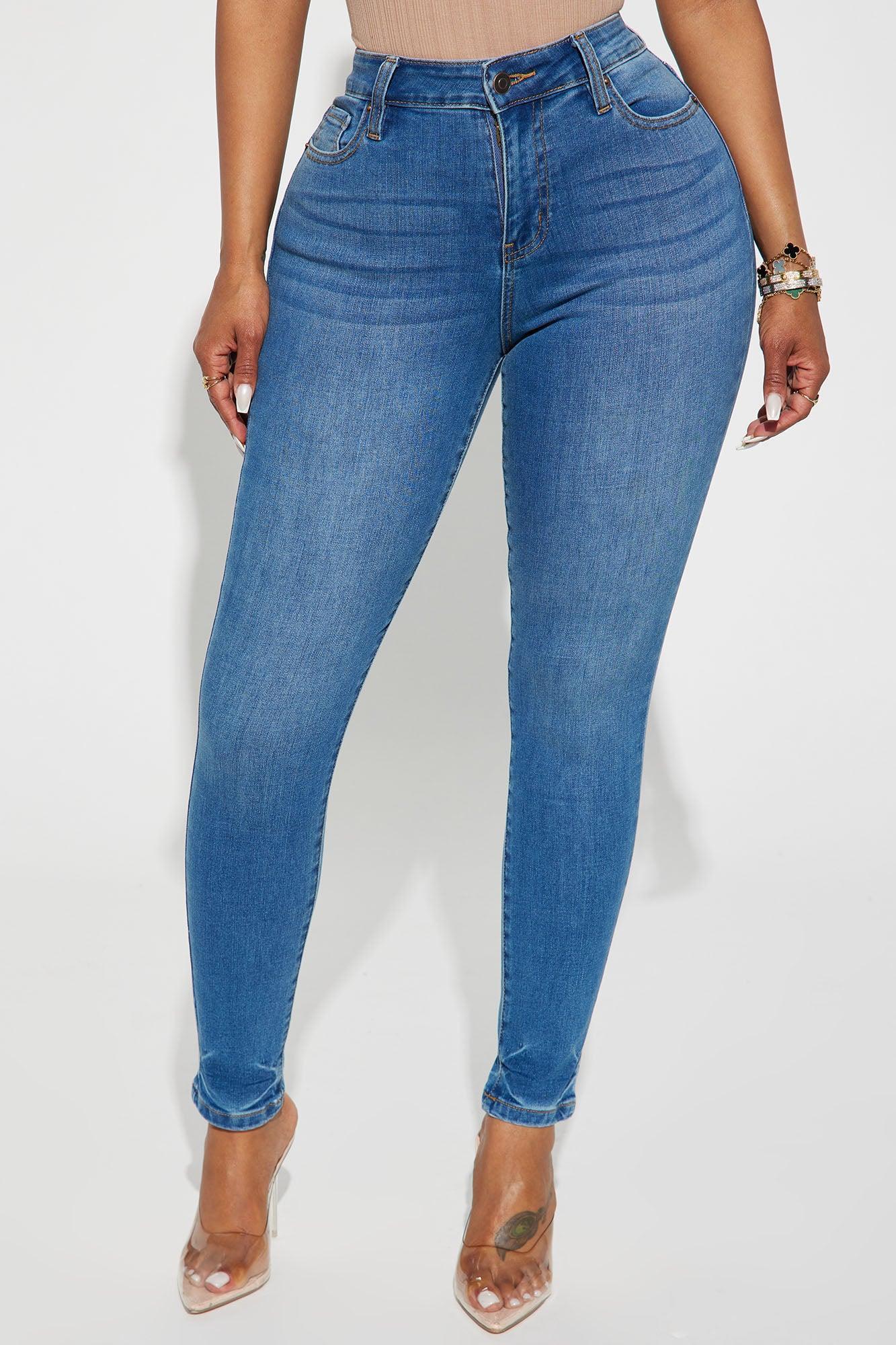 Hold You In Soft Stretch Skinny Jeans - Medium Wash Product Image