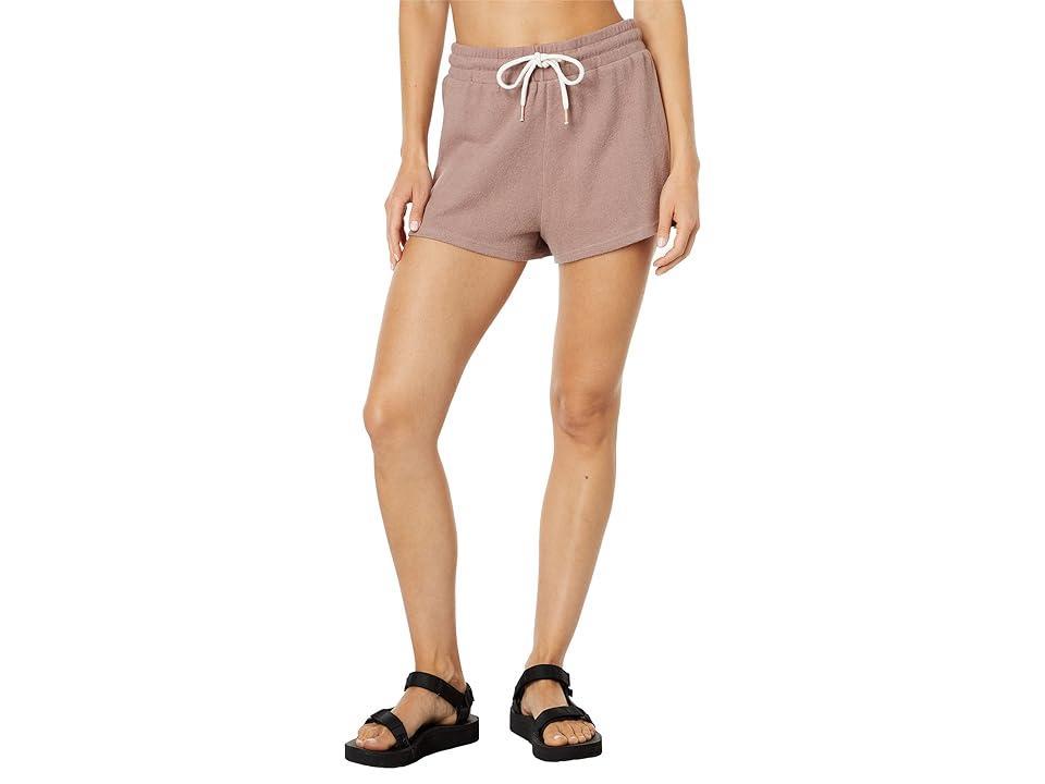 Volcom Lil Fleece Shorts (Raisin) Women's Shorts Product Image