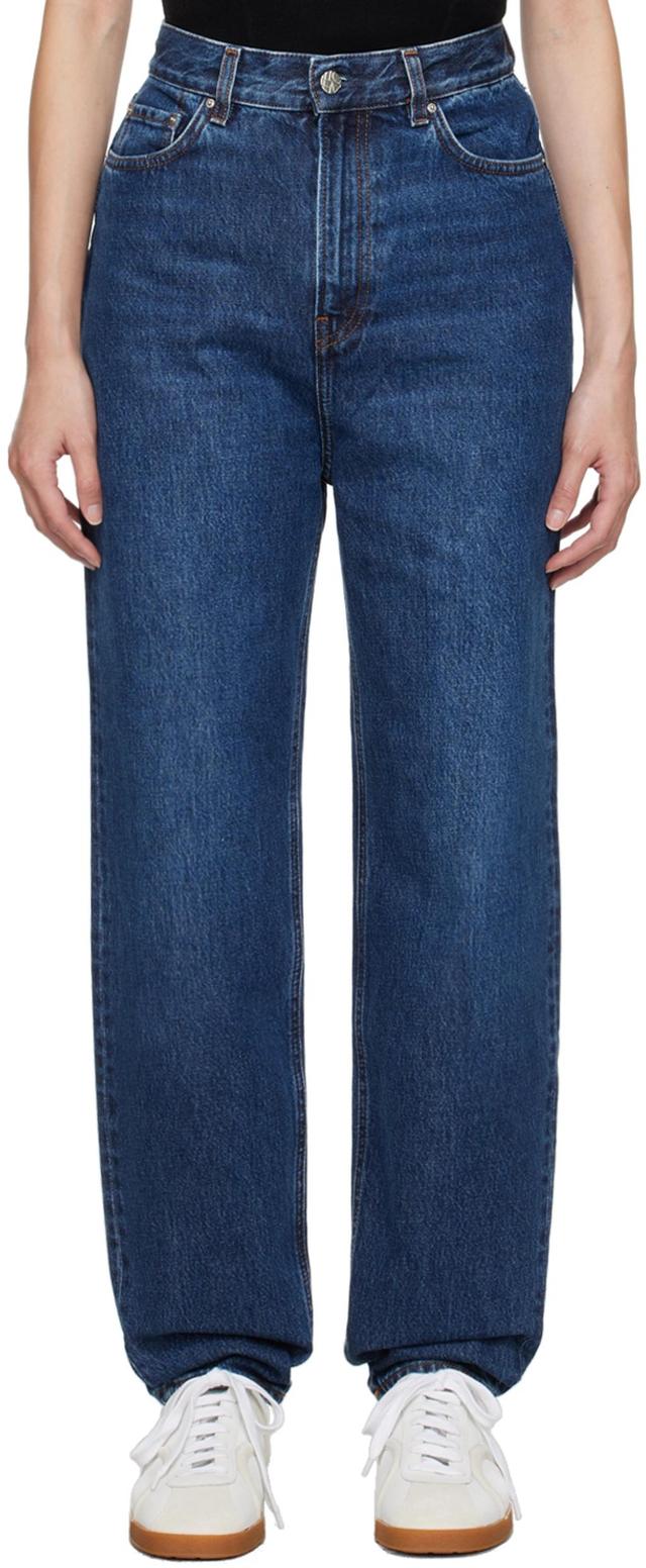 Tapered Jeans In Blue Product Image