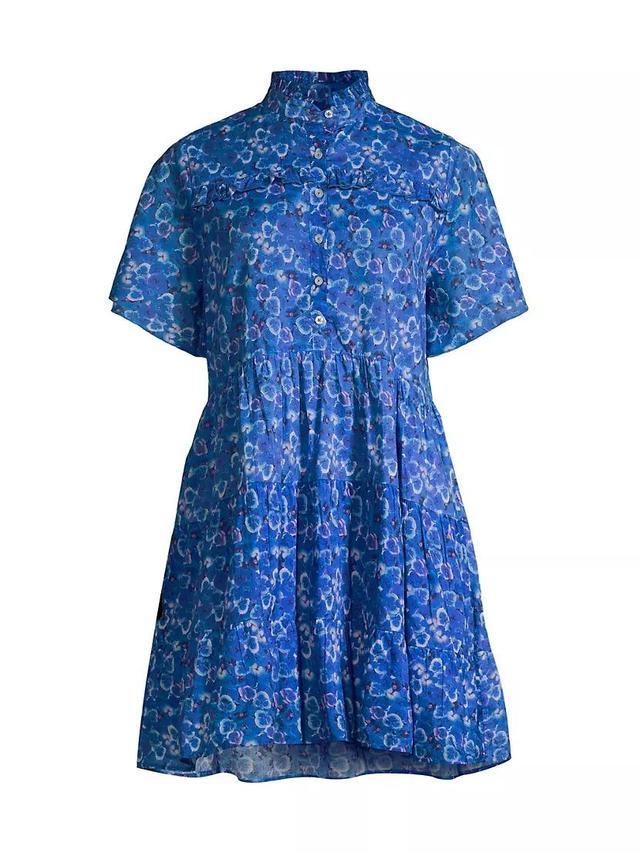 Vibeka Floral Cotton Minidress Product Image