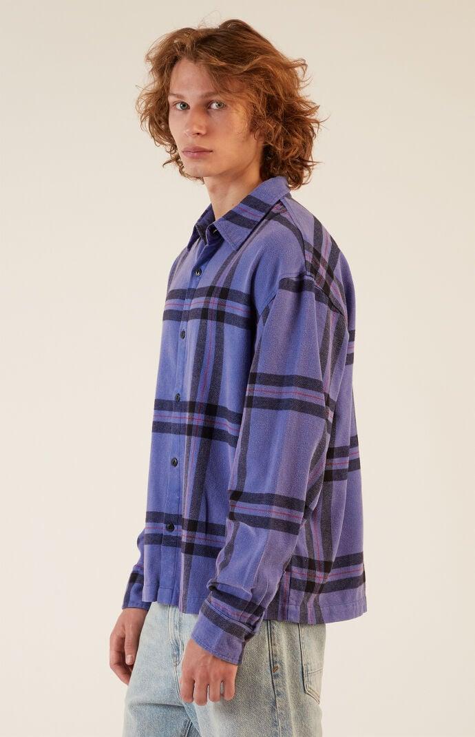 Men's Washed Flannel Shirt - Product Image