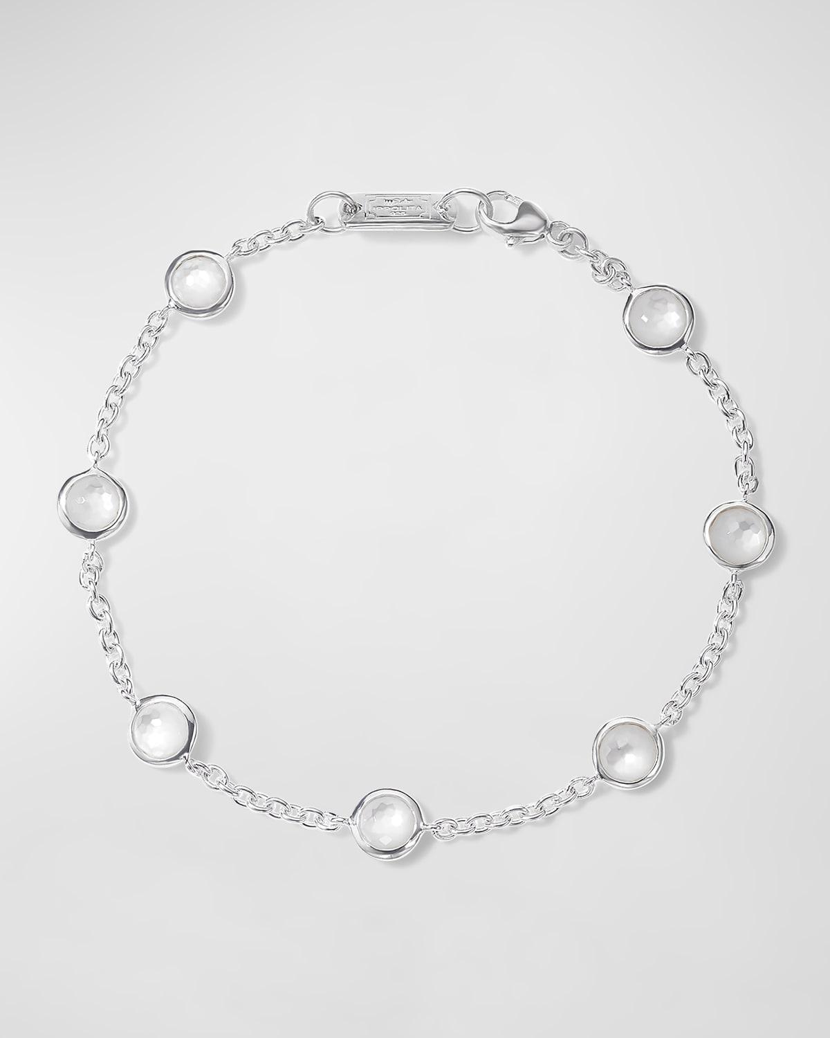 Ippolita Sterling Silver Lollipop 7-Stone Station Bracelet in Mother-of-Pearl Product Image