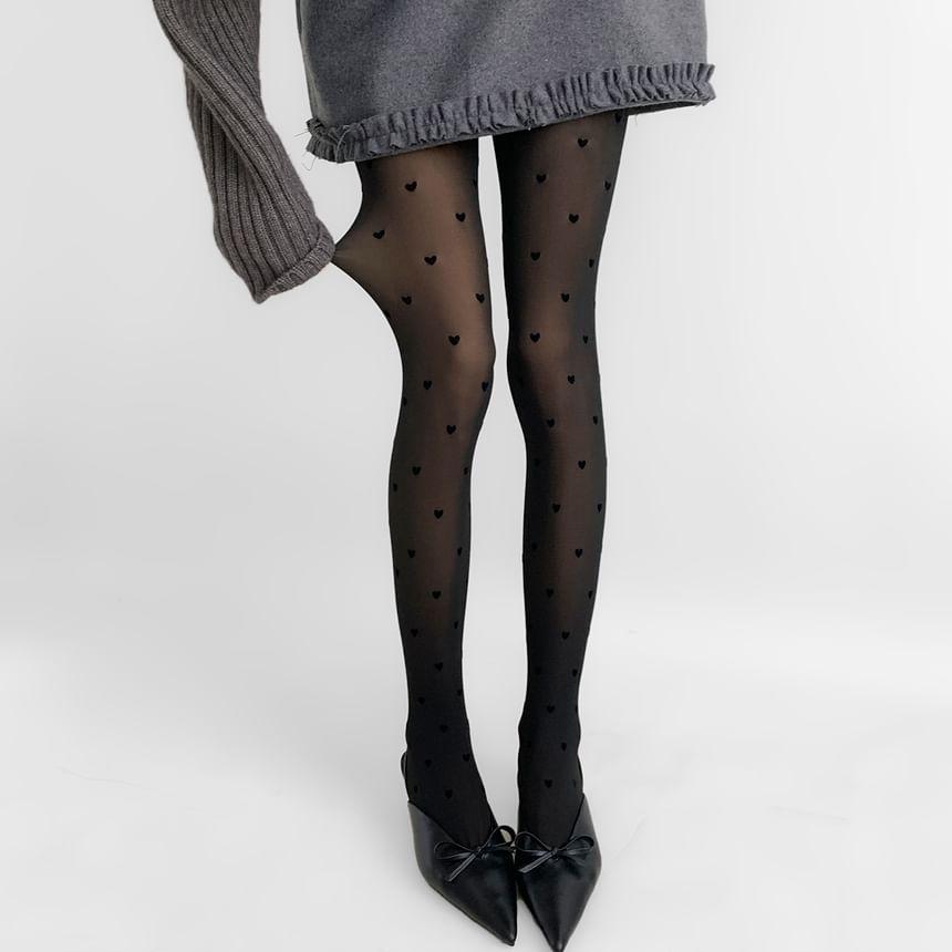 Patterned Sheer Tights Product Image