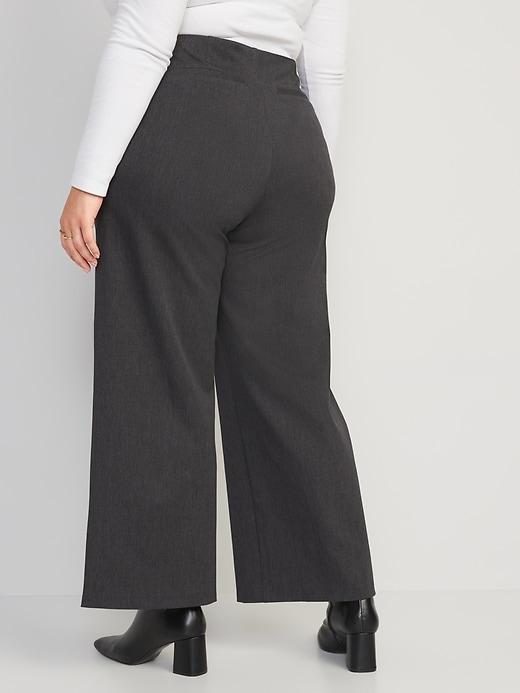 High-Waisted Pull-On Pixie Wide-Leg Pants Product Image