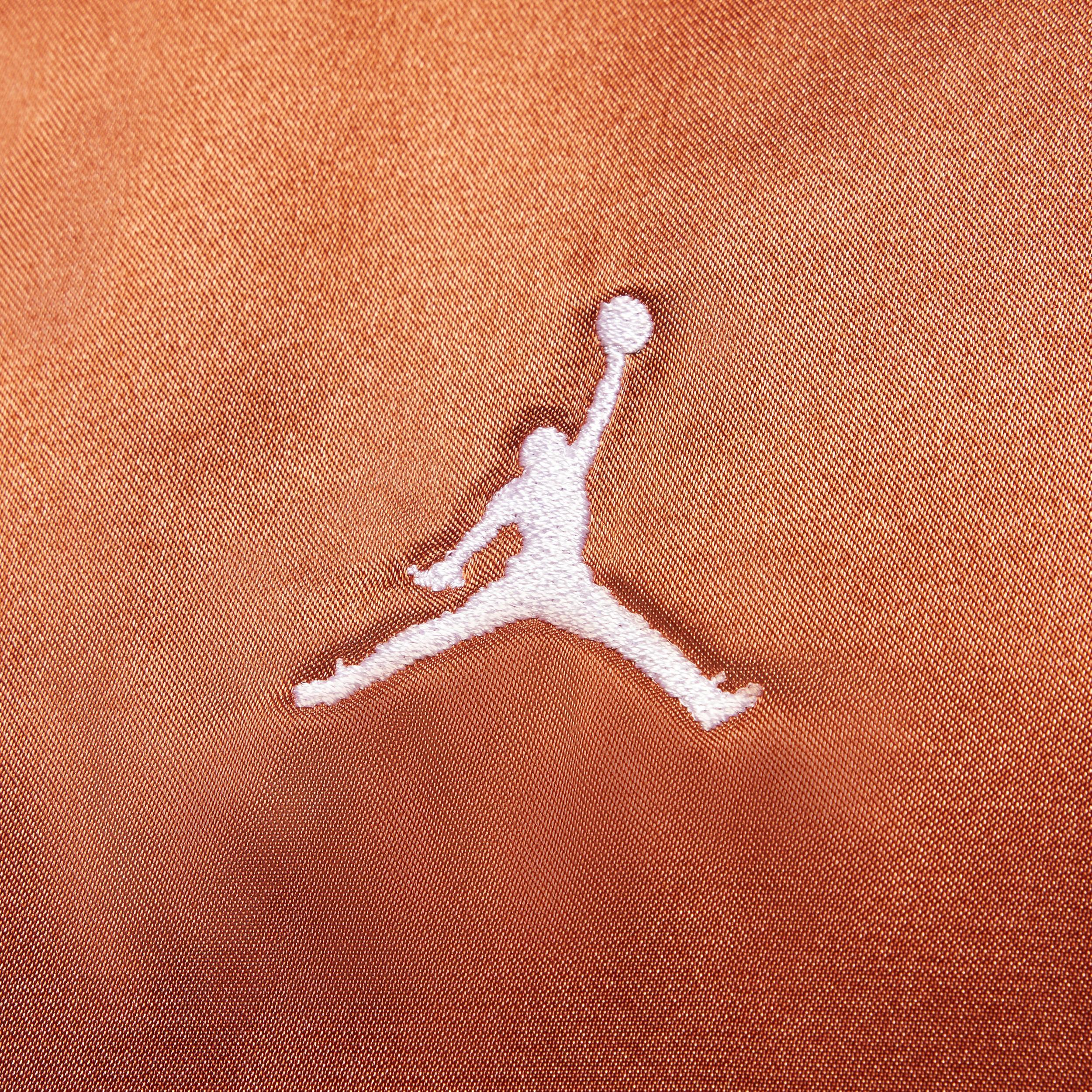 Jordan Varsity bomber jacket in peach Product Image