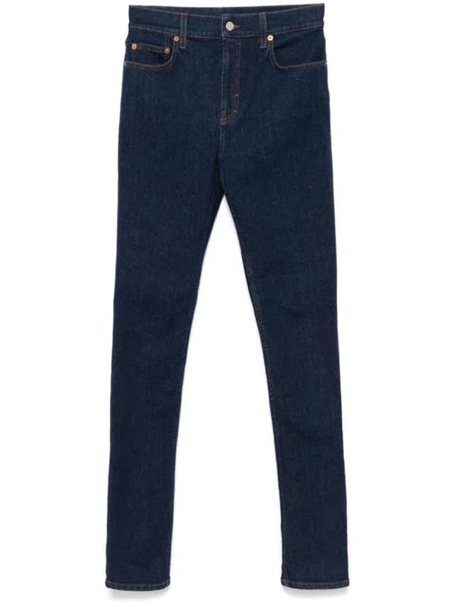 Slim-cut Jeans In Blue Product Image