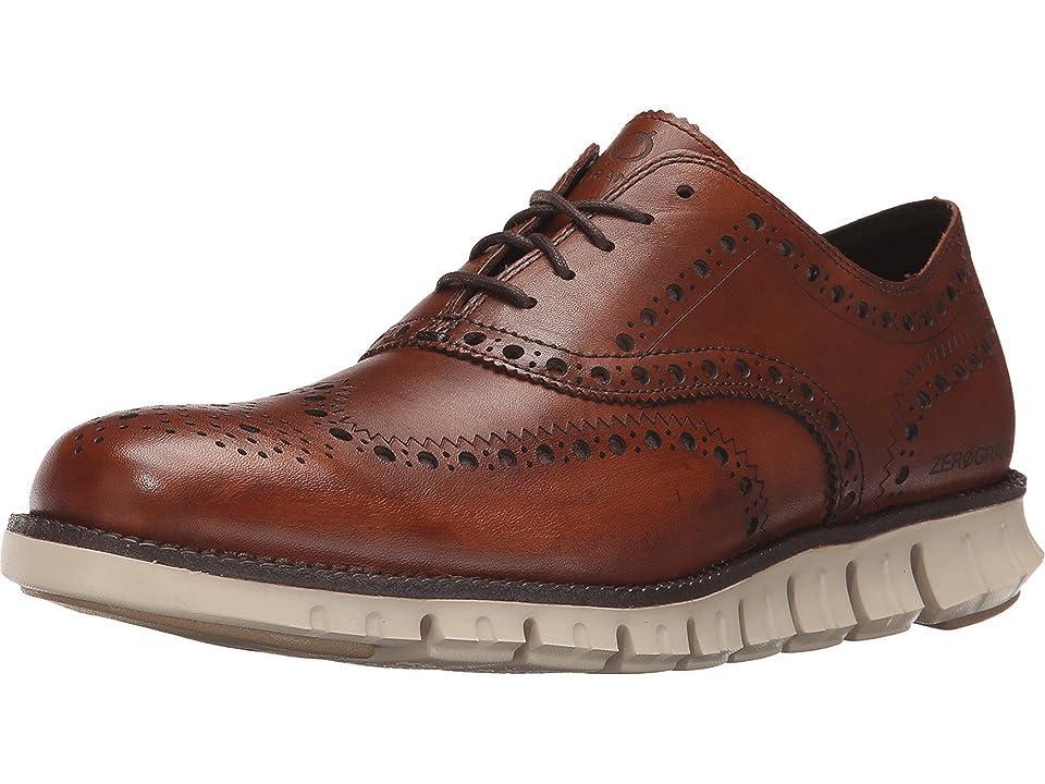 Cole Haan Mens ZERGRAND Leather Wingtip Brogue Oxfords Product Image