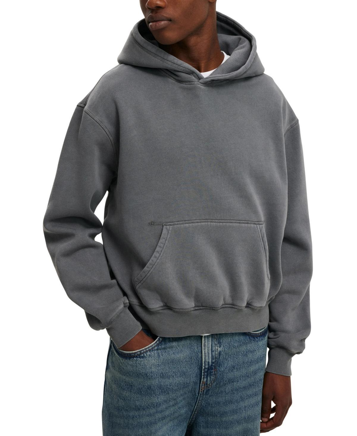 Cotton On Mens Premium Cropped Fit Hoodie Product Image