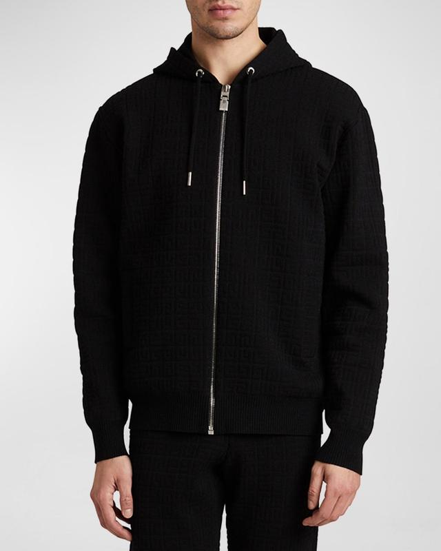 Mens 4G Knit Zip Hoodie Product Image