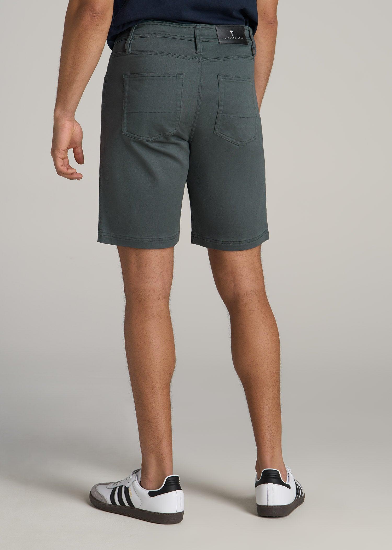 Everyday Comfort 5 Pocket Short for Tall Men in Soft Green Product Image