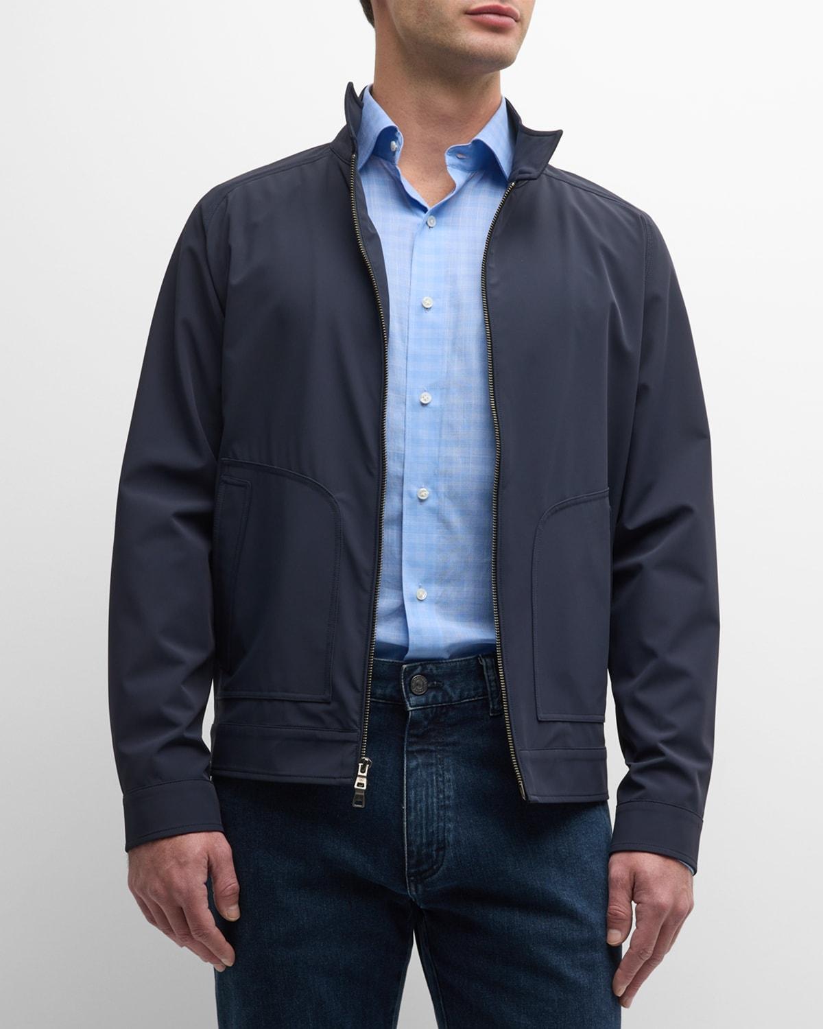 Mens Aston Flight Water-Resistant Bomber Jacket Product Image