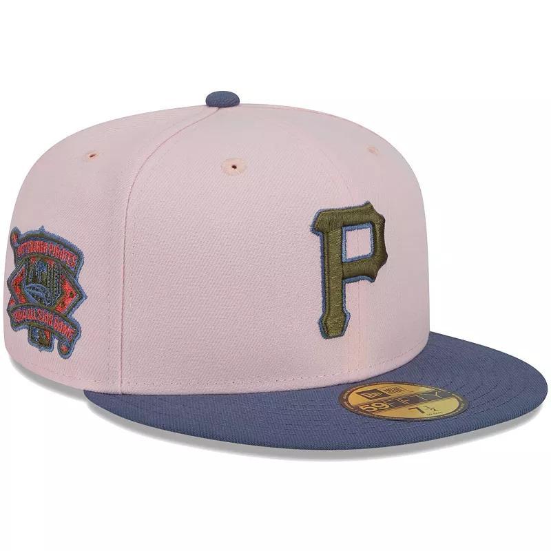 Mens New Era /Blue Pittsburgh Pirates Olive Undervisor 59FIFTY Fitted Hat Product Image