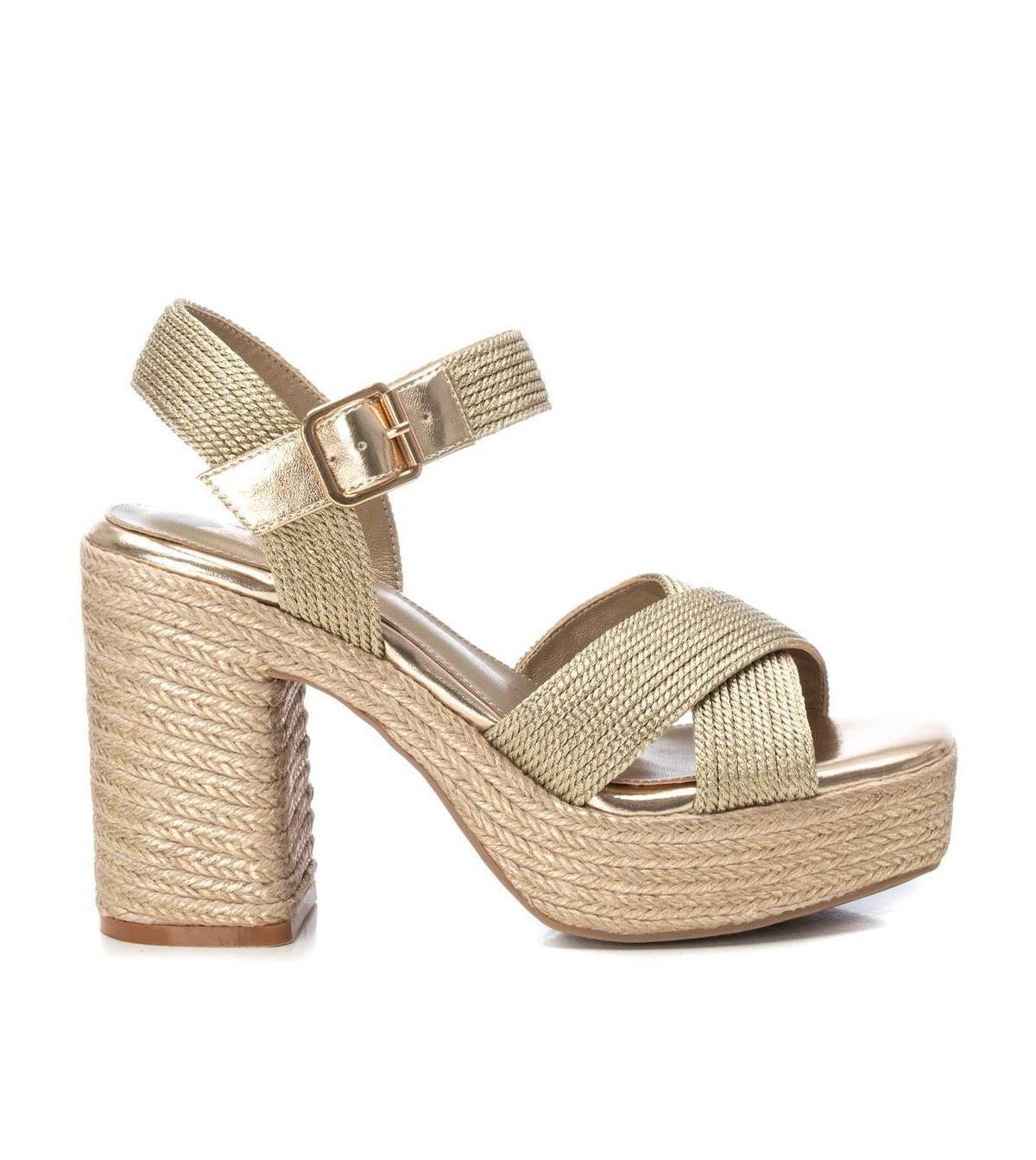 Xti Womens Heeled Jute Platform Sandals By Product Image