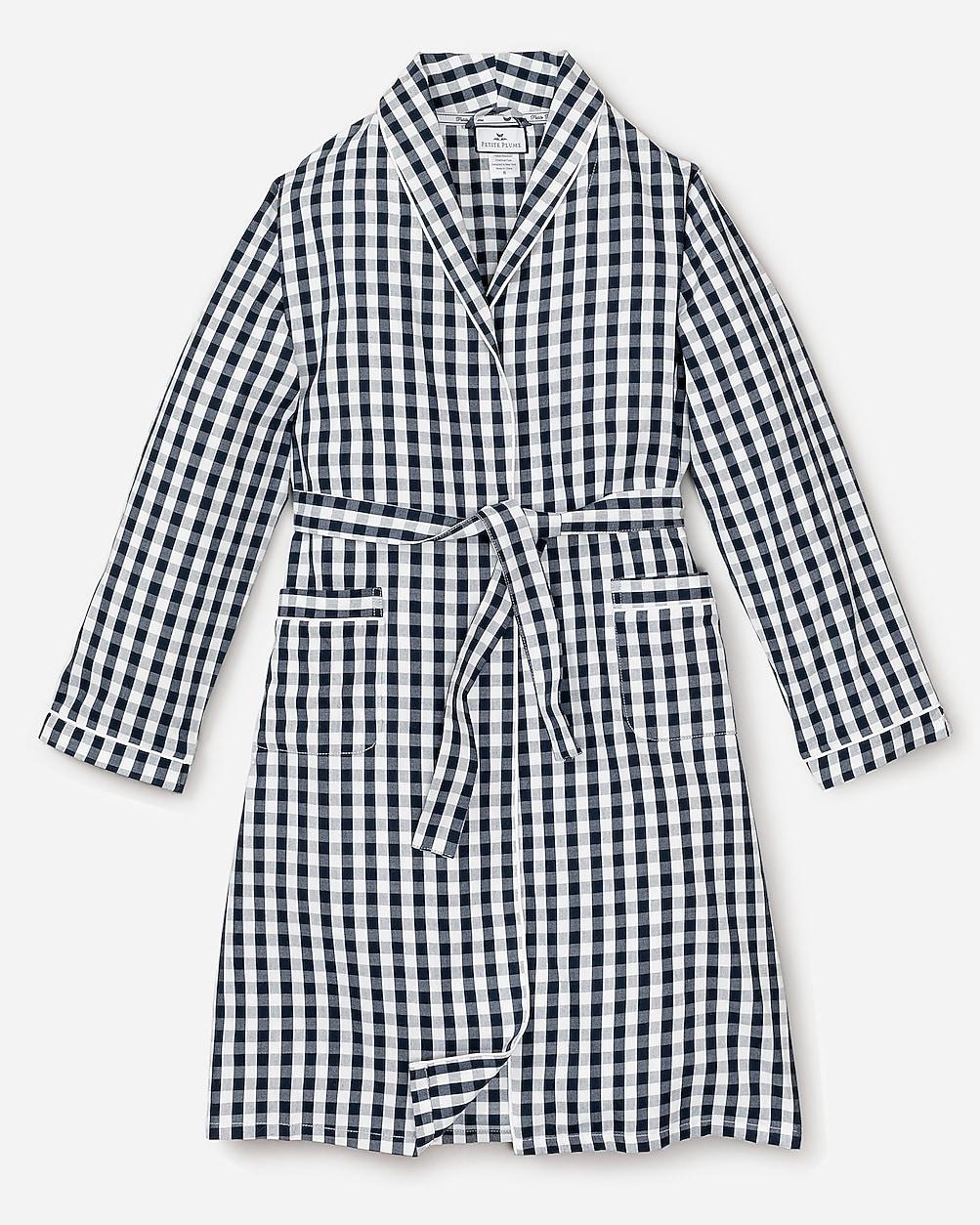 Petite Plume™ women's gingham robe Product Image