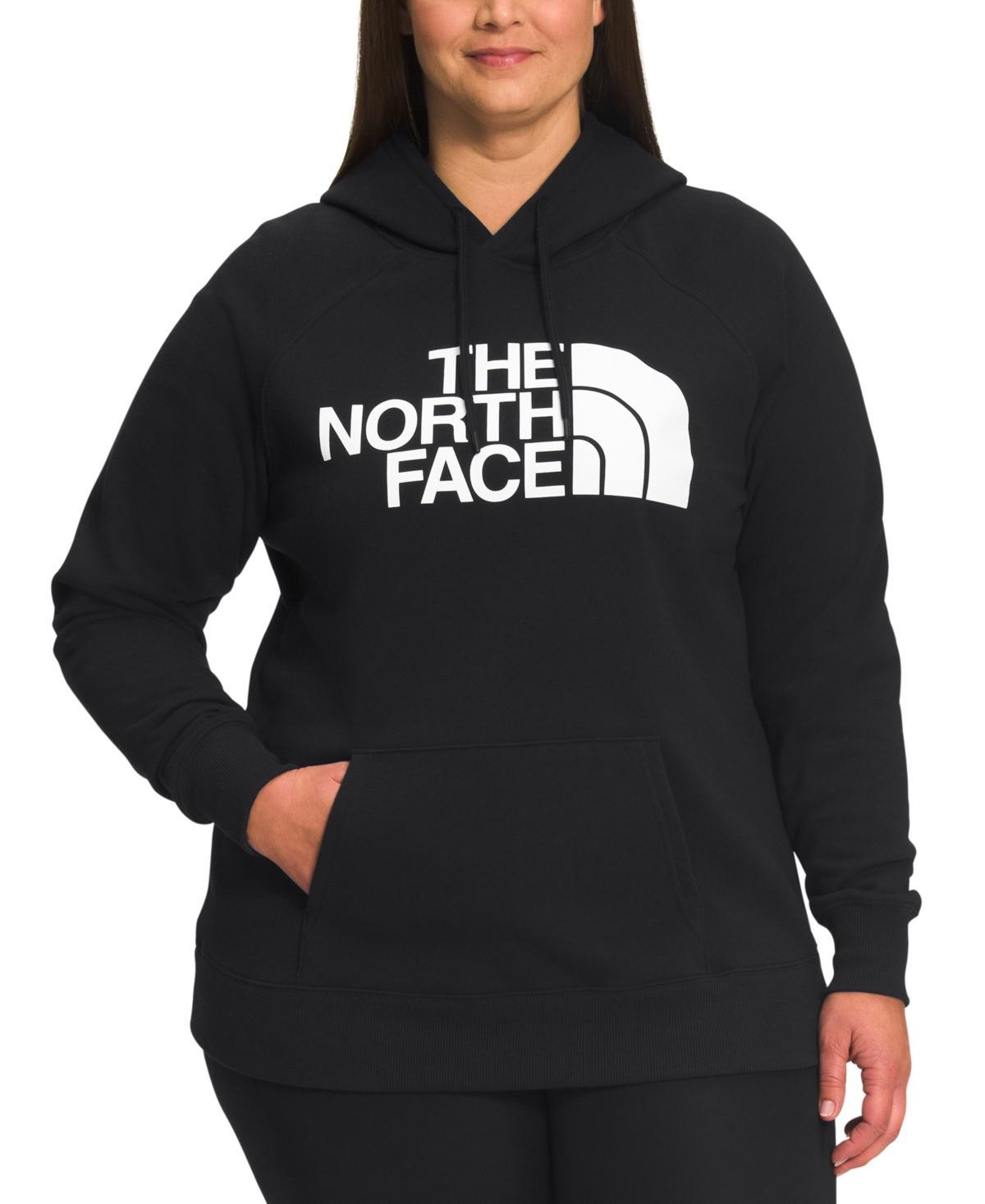 The North Face Women's Plus Half Dome Pullover Hoodie TNF Light Grey Heather / TNF White Product Image