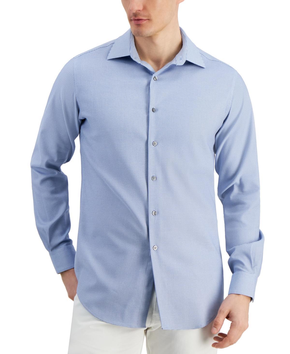 Alfani Mens Slim-Fit Dobby Dress Shirt, Created for Macys Product Image