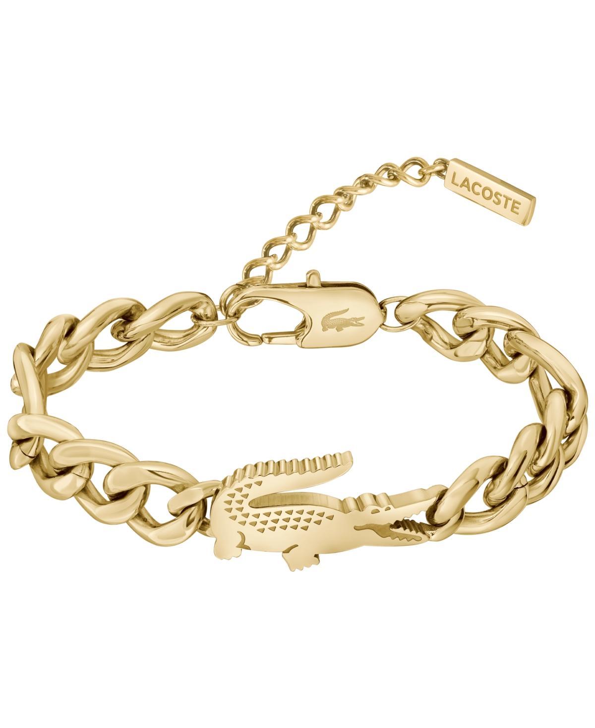 Lacoste Womens Crocodile Ip Plated Bracelet Product Image