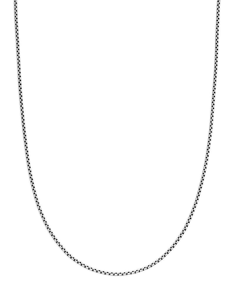 David Yurman Box Chain Necklace with an Accent of 14K Gold, 1.7mm, 16 Product Image