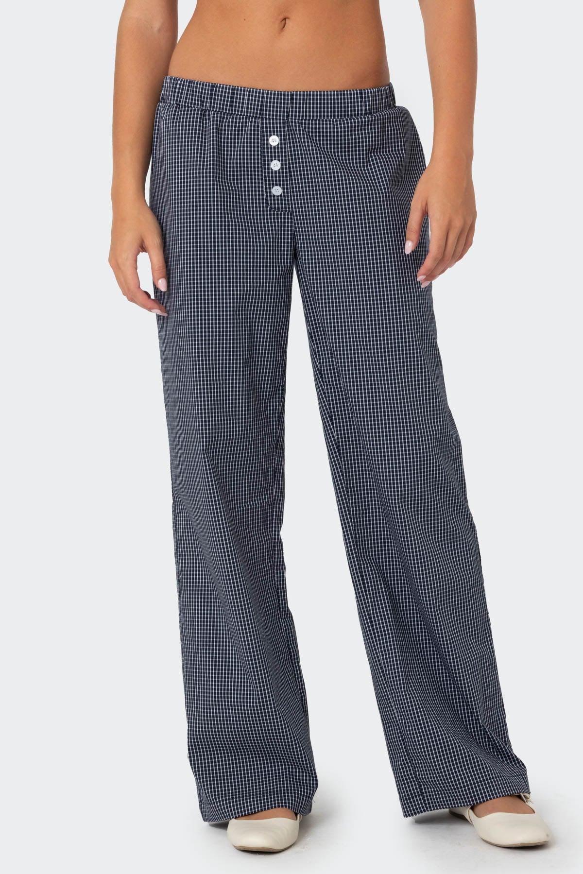 Ellery Checkered Pants Product Image