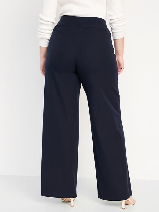 High-Waisted Pull-On Pixie Wide-Leg Pants Product Image