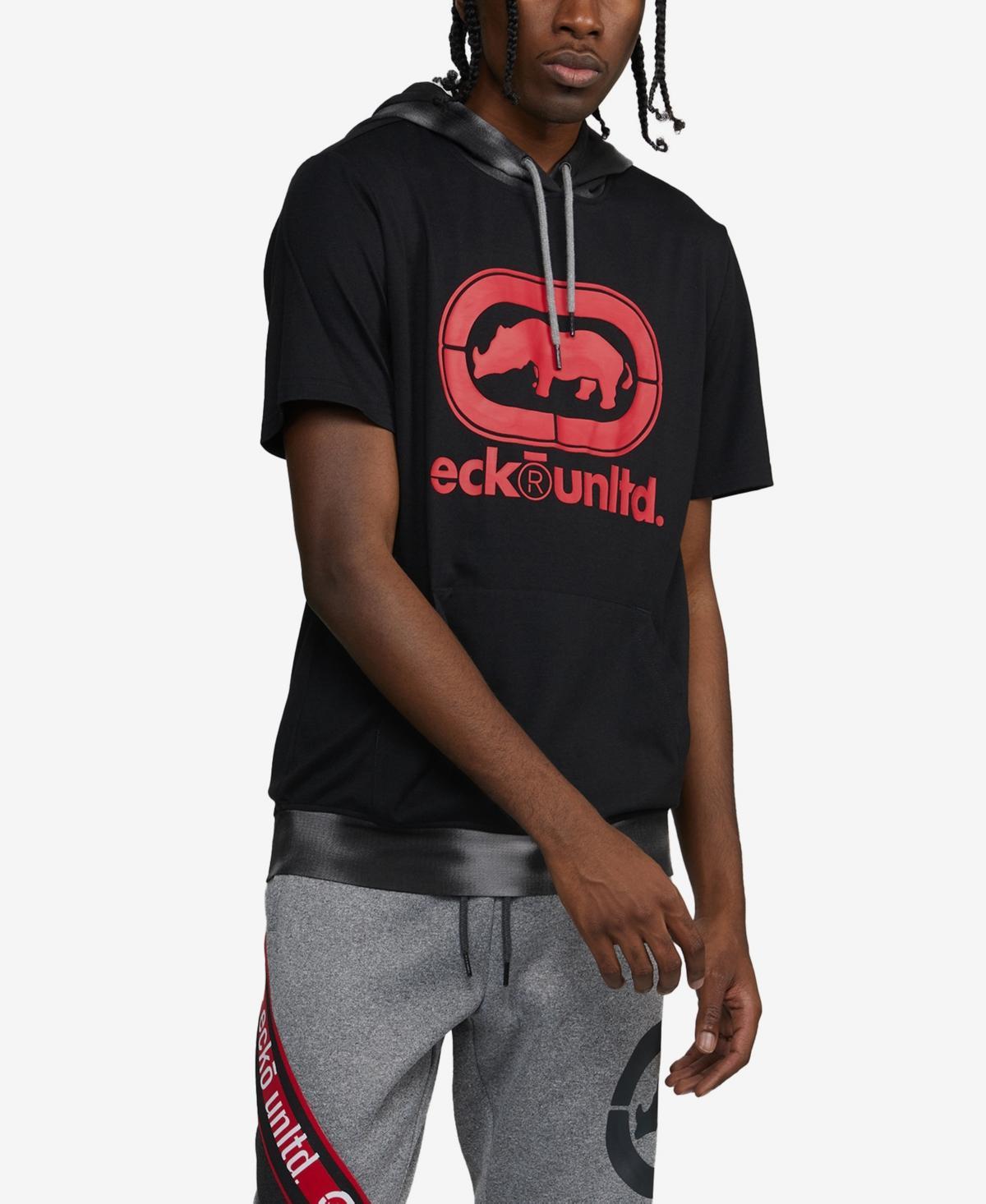 Ecko Unltd Mens Short Sleeve Starburst Hoodie Product Image