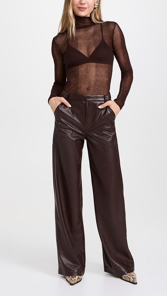 Joe's Jeans The Mia Vegan Leather Trousers | Shopbop Product Image