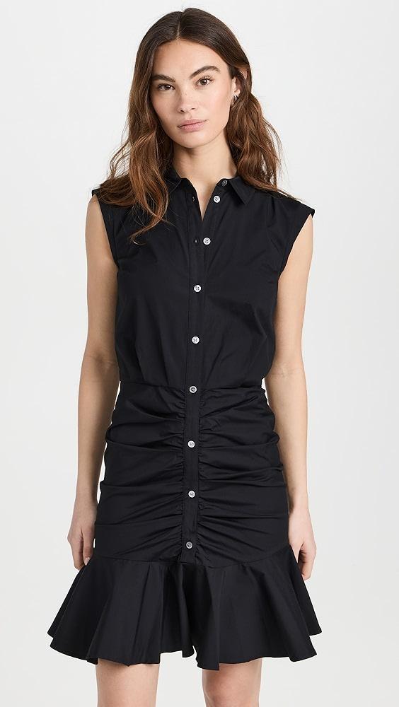 Veronica Beard Ruched Shirtdress | Shopbop Product Image