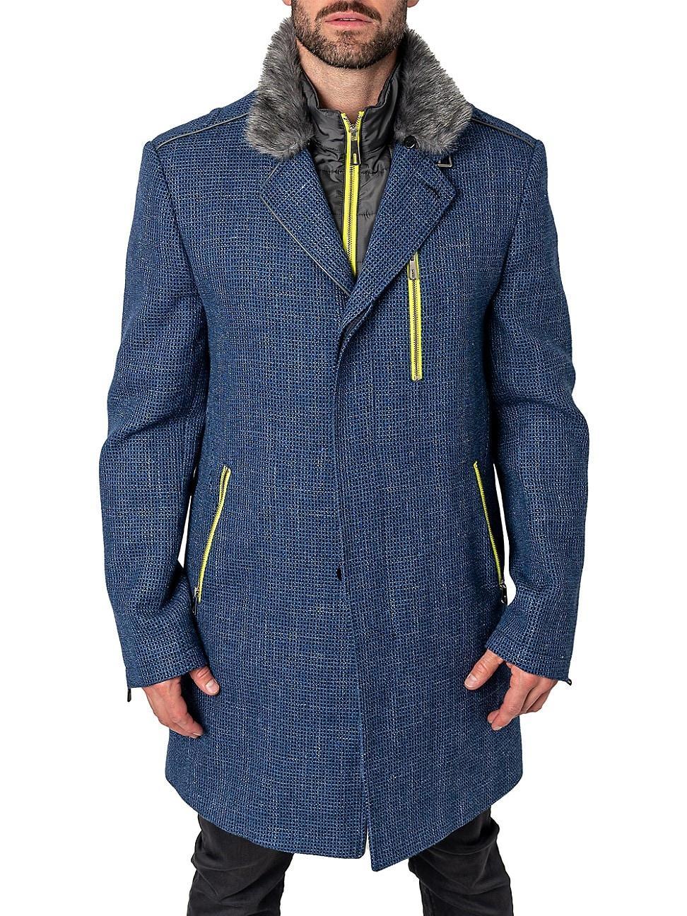 Maceoo Captain Wool Overcoat Product Image