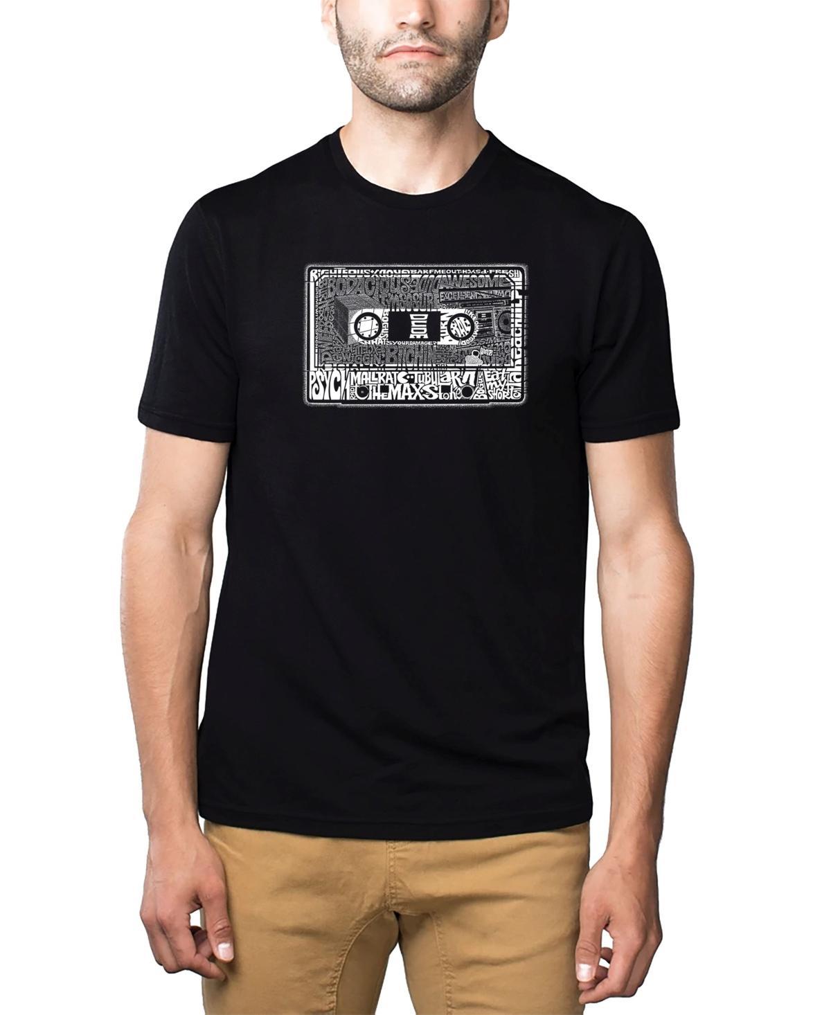 La Pop Art Mens Premium Word Art T-Shirt - The 80s Product Image