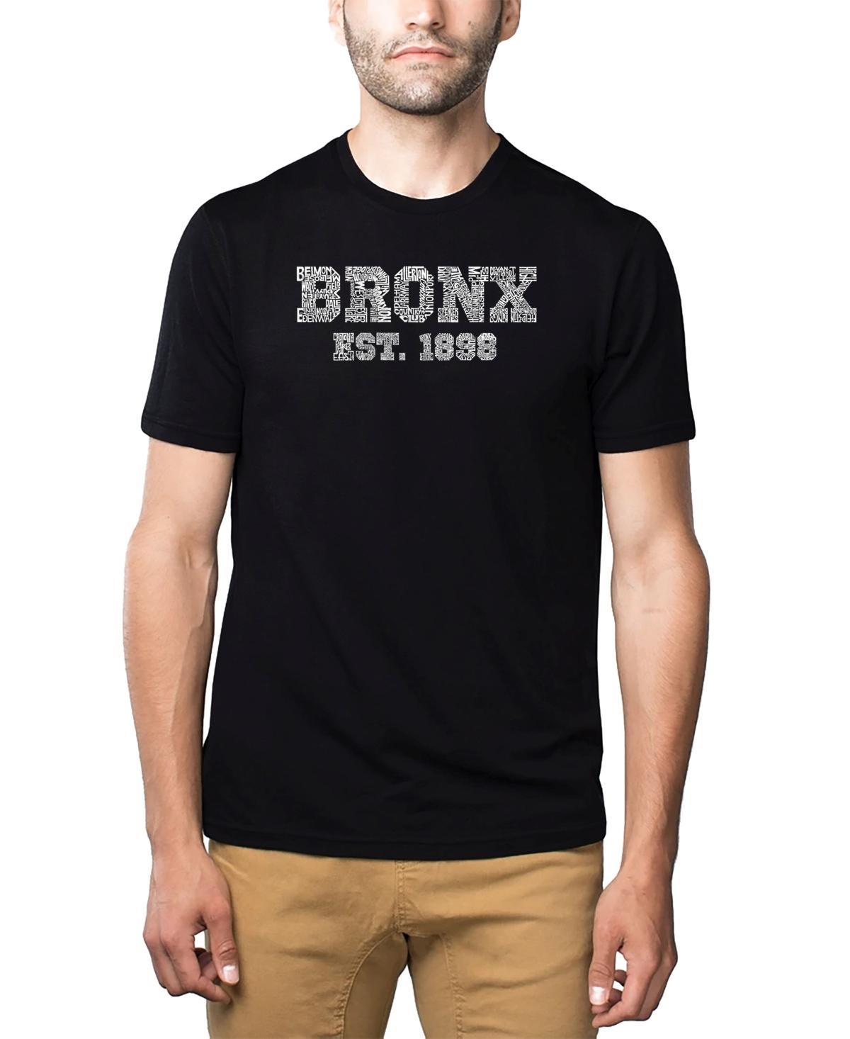 La Pop Art Mens Premium Blend Word Art T-Shirt - Popular Bronx, Ny Neighborhoods Product Image