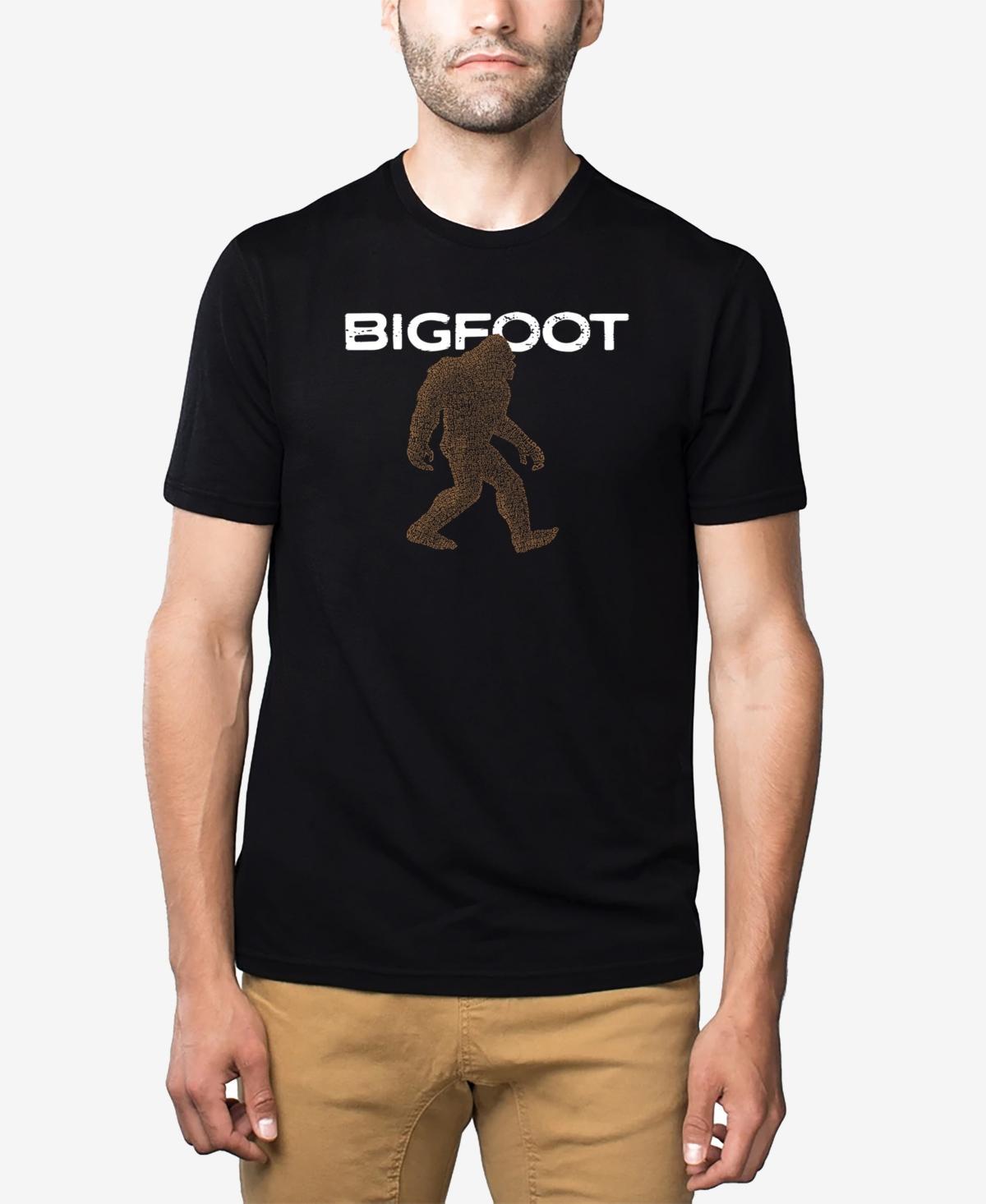 La Pop Art Mens Bigfoot Premium Blend Word Art T-shirt Product Image