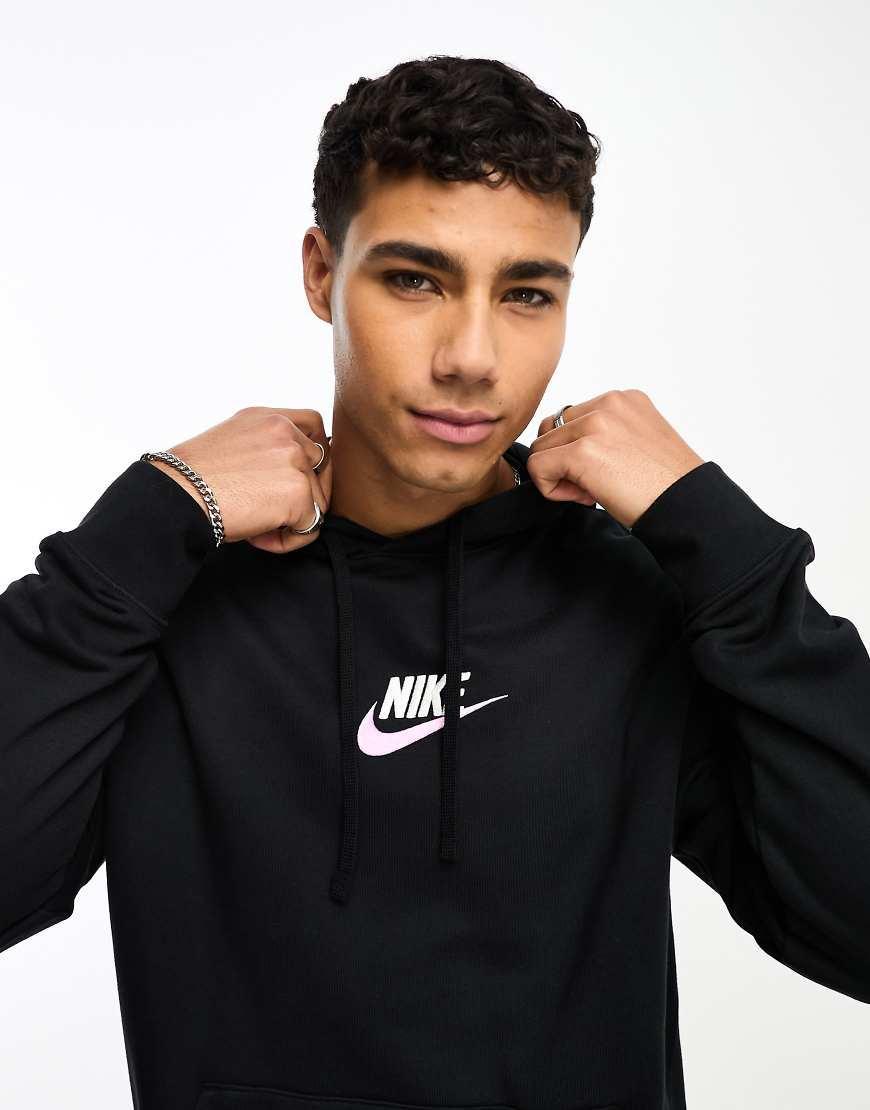 NIKE Club Fleece Hoodie In Black Product Image