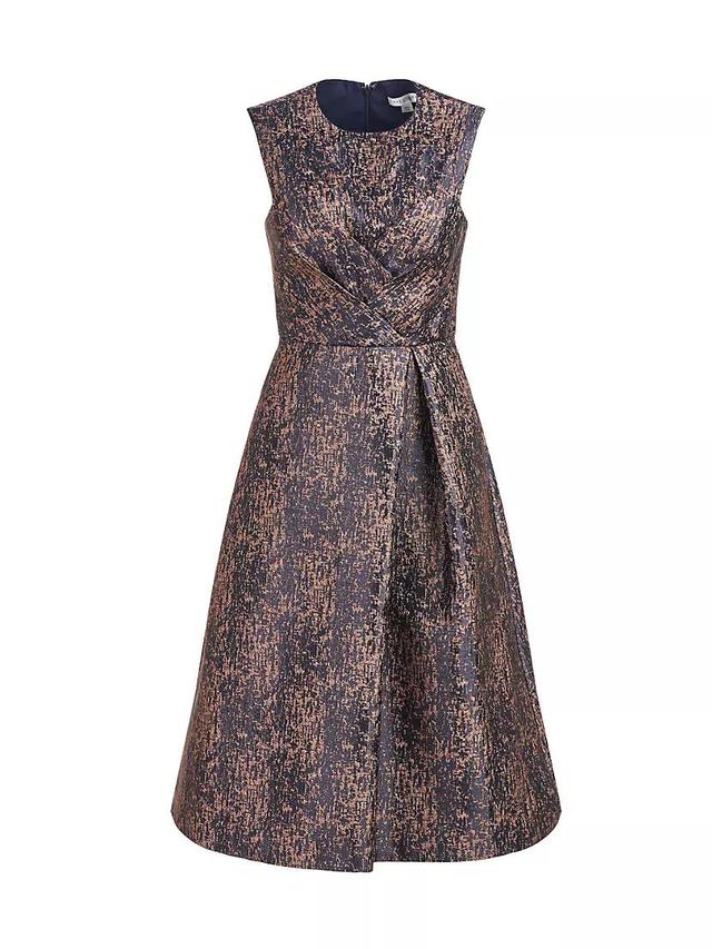 Rhoda Abstract Jacquard Midi-Dress Product Image