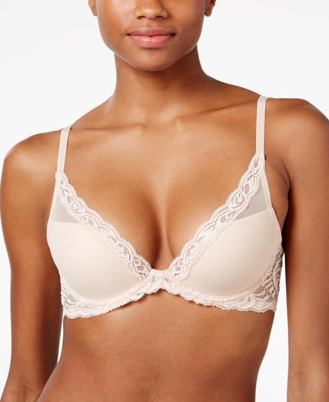 Womens Feathers Plunge T-Shirt Bra Product Image