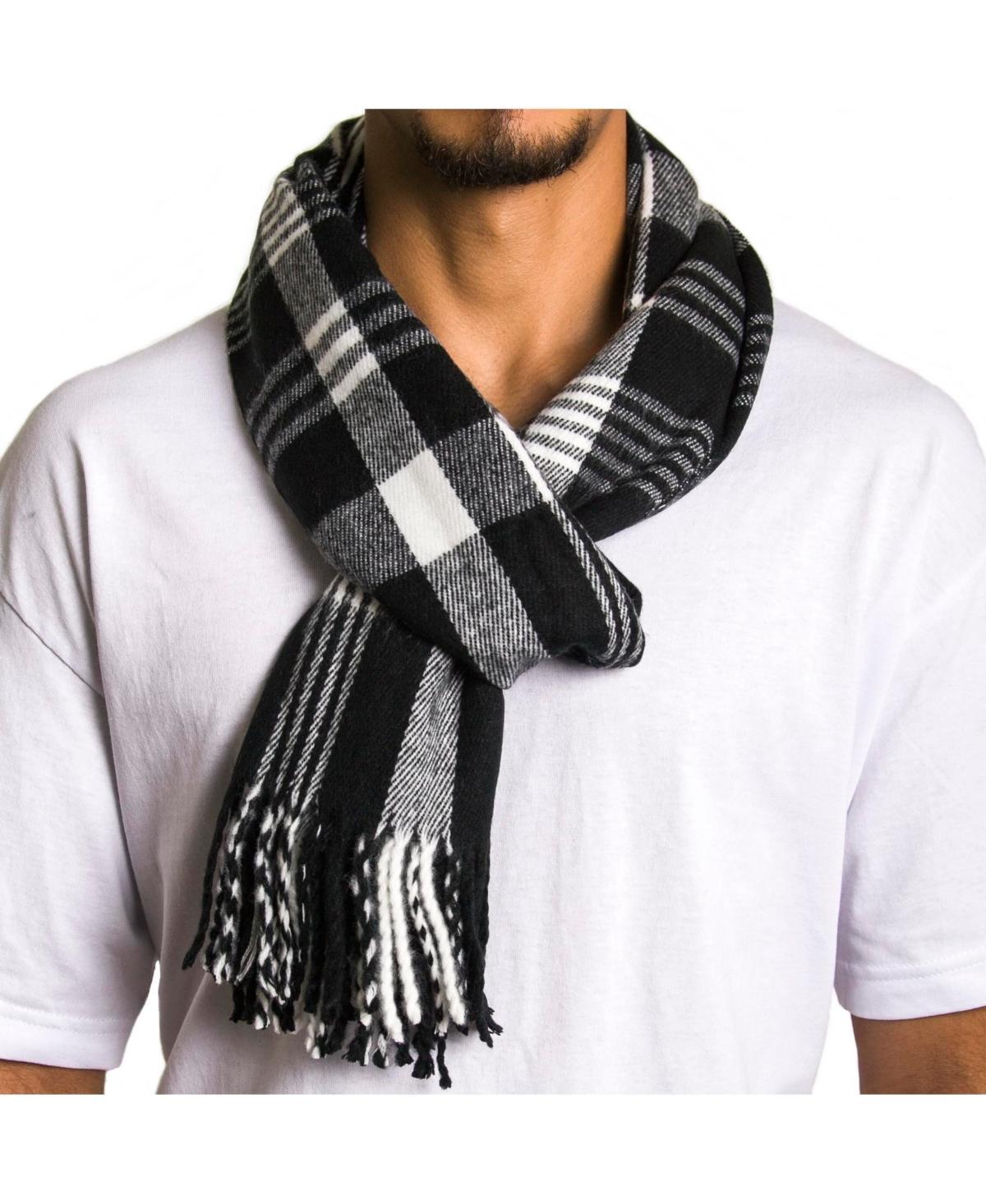 Alpine Swiss Mens Scarf Soft 80 Inch Long Warm Scarves Plaids Winter Shawl Product Image