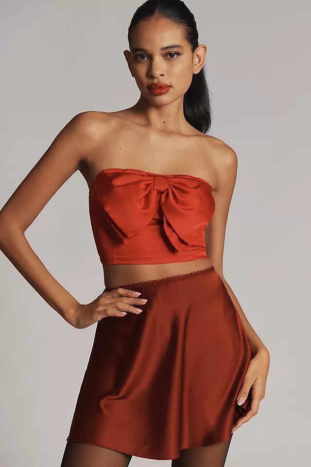 By Anthropologie Strapless Bow Top Product Image