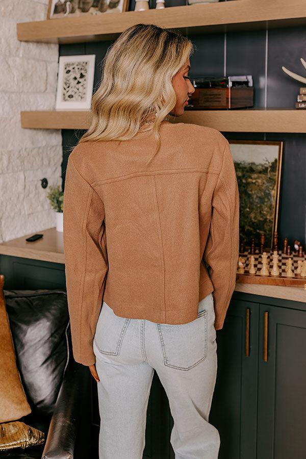 Uptown Chic Jacket in Camel Product Image