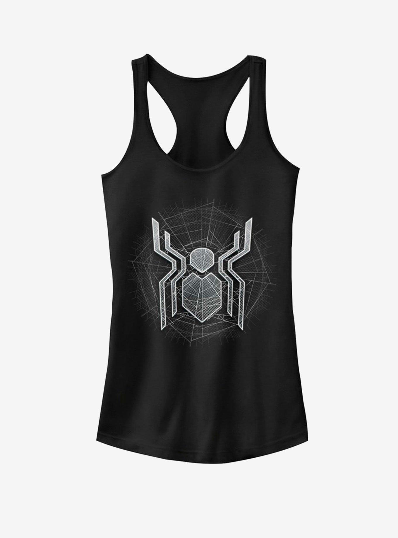 Marvel Spider-Man Far From Home Web Logo Girls Tank Product Image