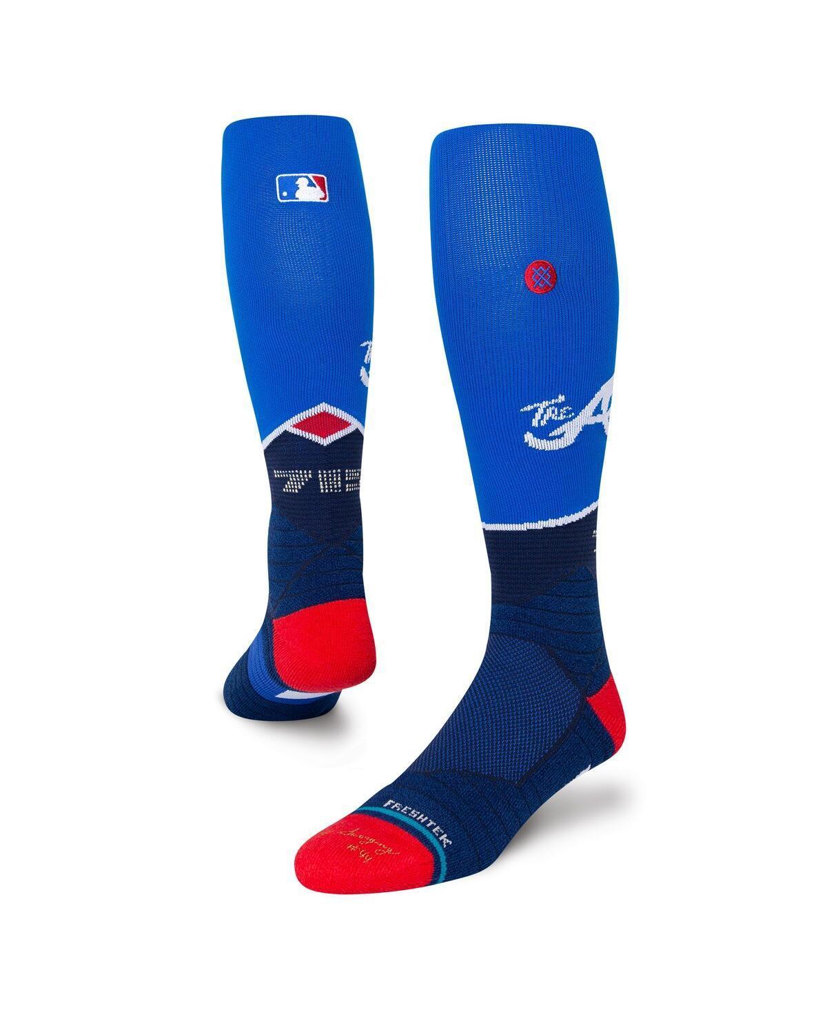 Mens Stance Royal Atlanta Braves 2023 City Connect Over the Calf Socks Product Image