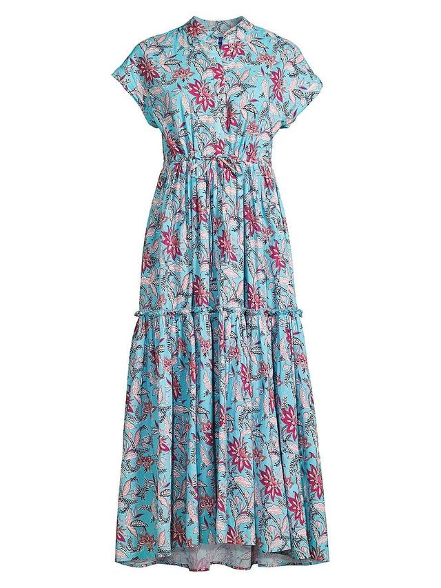 Womens Mumi Floral Cotton Maxi Dress Product Image