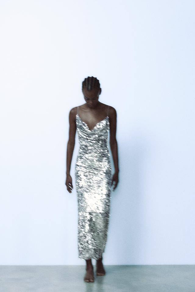 SEQUIN MIDI DRESS Product Image